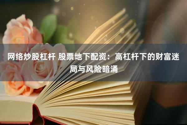 网络炒股杠杆 股票地下配资：高杠杆下的财富迷局与风险暗涌