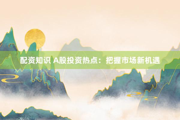 配资知识 A股投资热点：把握市场新机遇
